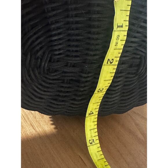 Kate Spade New York x Target Pearl Embellished Black Basket Bucket Bag NWT - Picture 7 of 8